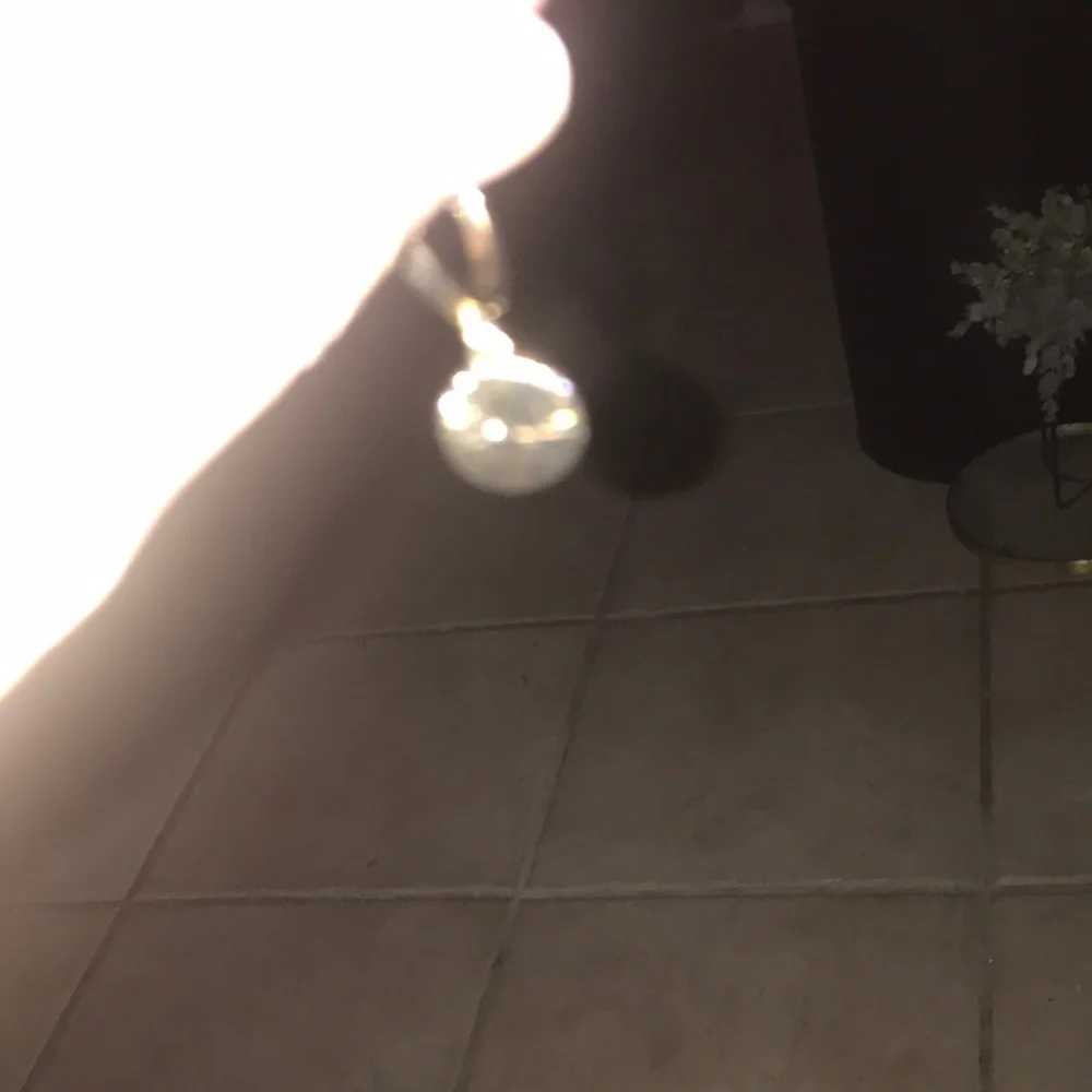 Gold Evil Eye Earrings - Picture 3 of 6